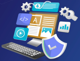 Types of application software including word processors, web browsers, and media players