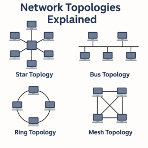 Network Topologies Explained | Star, Bus, Ring & Mesh